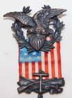 Rare Spanish American War Veteran Military Medal   Ribbon   11712