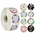 500pcs 1000pcs Thank You For Supporting My Small Business Labels Stickers Us