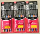 Colgate Slim Soft Charcoal Toothbrush 17x Slimmer Soft Tip Bristles-pack Of 12