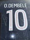 Ousmane Dembele Signed   Framed Psg Shirt Jersey With Proof   Coa