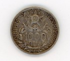 Brazil 1912 1000 Reis Silver Km 510 Vf