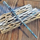 Artisan Natural Iridescent Philippines Paua Abalone Shell 7  Long Hair Stick