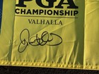 Rory Mcilroy Signed Official 2014 Pga Championship Flag Valhalla Golf Jsa Coa