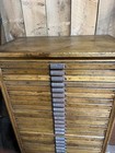 Antique 28 Drawer Oak Hamilton Printers Cabinet Very Good Condition