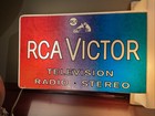 Vintage Lighted Advertising Sign Tv Radio  Rca Victor Nipper Gas Oil Light  X1
