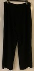Talbots Pants Women Size 12 Petites Black Bootcut Dress Pant Career Classic