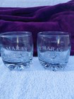 Vintage 2 O   mara   s Glasses Rocks O mara Irish Cream Low Ball Whiskey Rocks