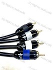 Sky High Car Audio 20 Ft 4 Channel Premium Rca Cable Nylon Copper Braided 6 5 M