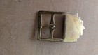 Gold And Green Enamel Antique Art Deco  Belt Buckle  Medium 1 5x1 