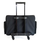 Everything Mary 4 Wheel Sewing Machine Storage Tote  Black   White Floral - R   