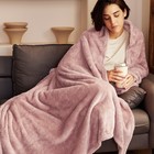 Plush Fuzzy Fleece Throw Blanket Extra Large  Super Soft  Fluffy And Warm Bla   