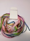 100  Pure Silk Embroidery Ribbon 4mm 10 Variegated Colors Each Color 1 Yard