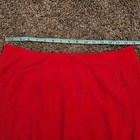 Free People Skirt Womens Size L Micro Mini Red Pull On Y2k Festival Summer Bold
