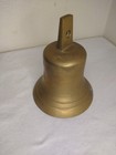 Vtg  Solid Brass Ships Bell   Fog Bell 7  Tall   6  Diameter