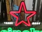 Nib Heineken Breweriana Lighted Neon Bar Sign W  Red Star  trade Mark  27   x 16   