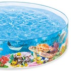 Intex Snapset Kiddie 8 X 8 Foot Instant Swimming Pool  Deep Sea Blue  2 Pack 