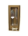 Nib Mud Pie Wedding Cake Serving Utensil Set Silverplate Knife And Cake Server