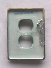 Fairycore Cherub Floral Teal Outlet Cover Vintage 90s Resin Screws Included