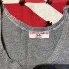 Vintage 1930s Gray Cotton Swimsuit One Piece Women   s As Is Worn Sportswear