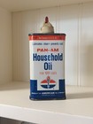 Vintage  Pan-am  Household Oil 4 Oz Handy Oiler Tin Approx Half Full 