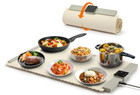 Portable Food Warmer Silicone Heating Mat For Food 4 Temperature White