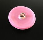 4 Czech Unique Glass Buttons  p407 - 23 Mm Or 7 8  - Cats     