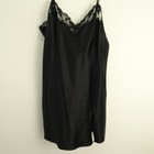 Vintage Victoria s Secret Chemise Nighty Nightgown Black Medium 2000