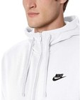 Bv2645-100 Nike Men s Sportswear Club Fleece Full Zip Hoodie White Large Nwt