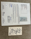 Carrie Fisher Signed Index Card Star Wars Photo Autograph  Jsa Coa