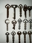 Lot Of 51 Antique Vintage Padlock Lock Key Ornate Flat Steel Corbin Yale