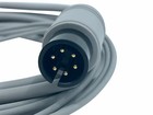 Ekg Ecg Cable 3 Lead Wire Snap Type For Patient Monitors 6 Pin Aha Warranty 9ft