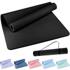 Extra Wide 72  X 32  Yoga Mat - 6mm Thick Tpe Non-slip Exercise Mat For Comfort