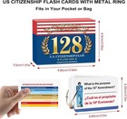 Us Citizenship Flash Cards 2026 - Complete 128 Uscis Civics Questions And Ans   