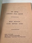 1939 Otterbien Guild Banquet Program  United Brethren Church  Singing  Prayer