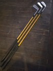 3 Vintage A g  Spalding   Bros  Symetric Set  2 5 Iron Putter Golf Clubs