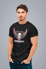 The Hitman Bret Hart Skull Wings Logo Mens T-shirt