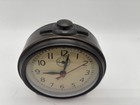 Pottery Barn Vintage Bronze Metal Alarm Clock Retro Desk Mantel Working