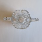 Imperial Glass Co  Eapg Antique Open Sugar Bowl Sawtooth Zipper Heart   292