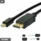 Mini Displayport To Displayport Cable Mini Dp To Dp Adapter Hd Video 2k 4k 60hz