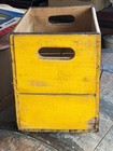  rare  Yellow 1937 Coca Cola Seltzer Crate Grand Forks North Dakota Advertising