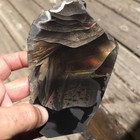 Fire Obsidian - High Grade Lapidary Slab     Glass Buttes Or      Iridescent