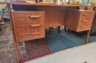 Vintage 1960s Mid Century Modern Teak Desk Denmark 