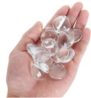 200 Pcs Transparent Glass Cabochon 1   Glass Dome Cabochons Crystal Clear Round