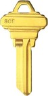 5pin Key Blanks Sc1 Brass Finish Uncut Blank Keys Pack Of 50 Keys