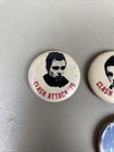 Ultra Rare Complete Set Original Vintage Clash Attack Buttons From 1979 Tour
