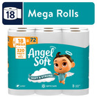 Angel Soft 2-ply Toilet Paper Mega Rolls Bath Tissue Soft Strong Bulk Household