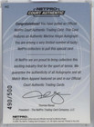 2003 Martina Hingis Auto  500 Netpro Court International Series Autograph Tennis