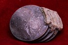 1808 India 10 Cash Admiral Gardner Shipwreck Clump cluster Of 4 Coins Amazing