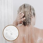 Barossa Design Plastic Shower Liner Clear Premium Peva Curtain 3 Magnets
