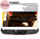 Rear Bumper Assembly Compatible With 2009-2018 Dodge Ram 1500 2019-2024 Ram 1500